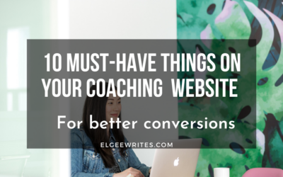 10 must-have things on your coaching business website to improve conversions